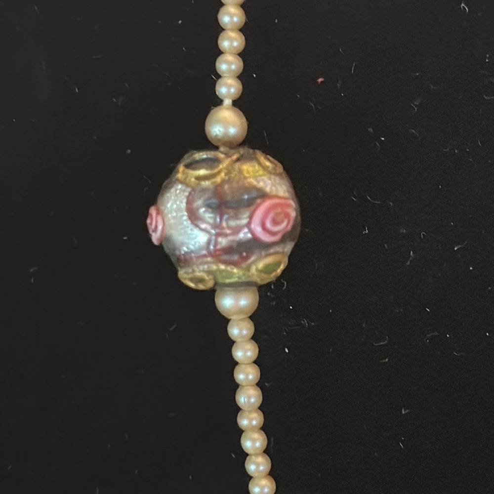 NFS RESERVE FOR TRADE Antique Venetian wedding cake beads three of them - Picture 7 of 17